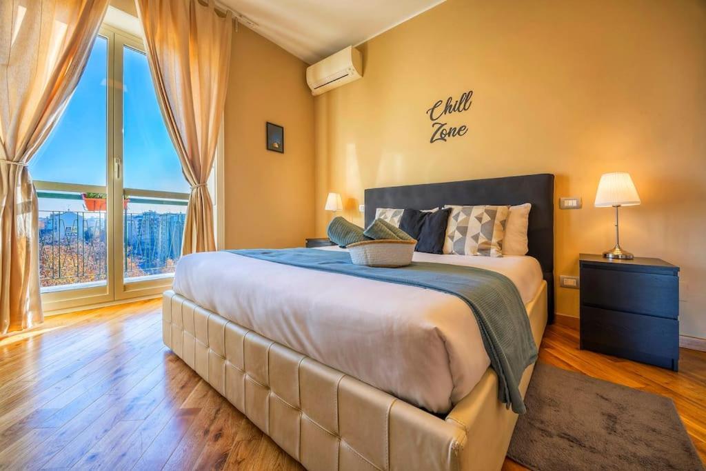 Sunny & Updated Flat With Panoramic City View 50M From M4 Stop Milano Esterno foto